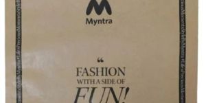 10X12 Inch Brown Paper Printed Courier Bags