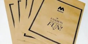 8X11 Inch Brown Paper Printed Courier Bags