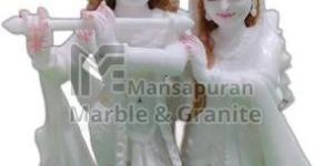 2.5 Feet Marble Radha Krishna Statue
