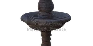 5 Feet Black Marble Fountain
