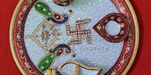 Marble Pooja Plate