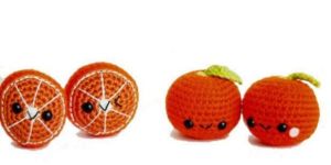 Crochet Stuffed Orange Toy