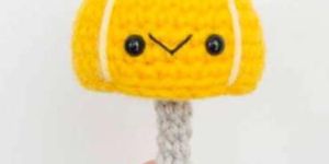 Crochet Stuffed Umbrella Toy