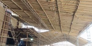 Industrial Temporary Storage Shed