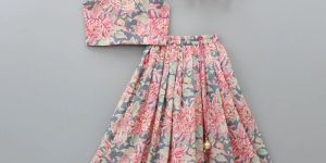 Girls Ethnic Wears Designer Lehenga Choli Set
