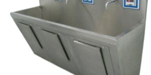 Three Way Stainless Steel Surgical Scrub Station