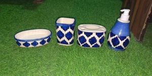 Handcrafted Ceramic Bathroom Set