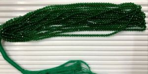 Green Cutting Imitation Beads Necklace