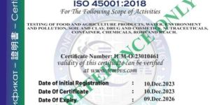 ISO 45001:2018 Certification Service