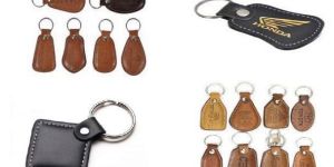 Promotional Leather Keychain