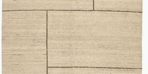 Loom Knotted Geometrical Carpet