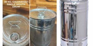 Galvanized Single Mouth Drum