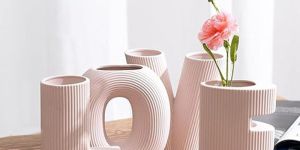 Ceramic Love Sign Flower Vase