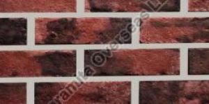 Reddish Black Elevation Brick Tiles