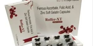 Ferrous Ascorbate, Folic Acid And Zinc Soft Gelatin Capsule