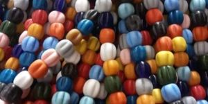 Pumpkin Glass Beads
