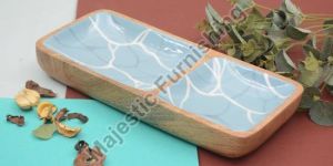 Aquastic Wooden Platter