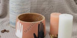 Caveman Wooden Canister