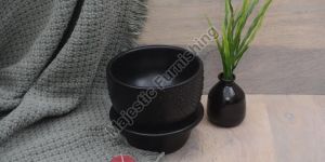 Dark Affair Wooden Planter