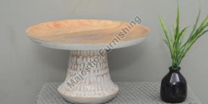 Rustic Wooden Cake Stand