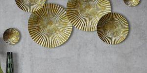 Round Hammered Wall Art