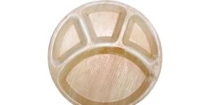 4 Compartment Areca Leaf Plate