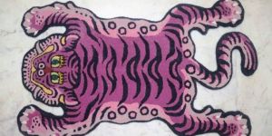 Hand Tufted Tibetan Tiger Rugs