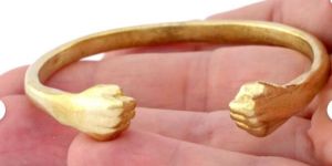 Mens Fancy Brass Bracelet