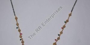 Brass Double Chain Mangalsutra without Pendant