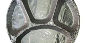 150 GSM 4 Compartment Disposable Paper Plate