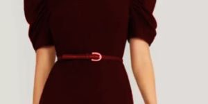 Round Ladies Bodycon Mini Dress