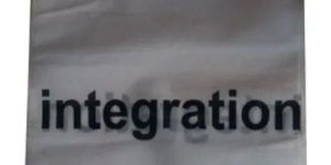 White D Cut Non Woven Bag