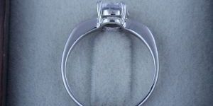 Ladies Silver Lab Grown Diamond Rings