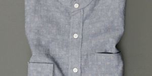 Mens Full Sleeve Shirt Grey Printed