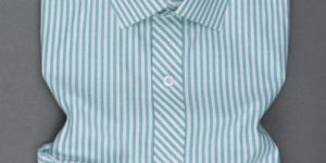 Mens Striped Taupe Full Sleeve Shirt