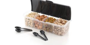 Multipurpose Plastic 4 in 1 Masala Box for Kitchen