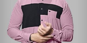 Mens Designer Surgery Cotton Embossed Shirt