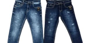 Mens Rough Denim Jeans