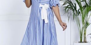 Ladies Striped Dress