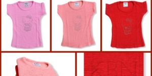 Girls Round Neck T-Shirts