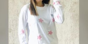 Ladies Printed Full Sleeve T Shirt