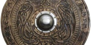 RYNASS Medieval Viking Warrior Shield - Lothbrok Authentic B