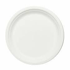 10 Inch Sugarcane Bagasse Round Plate