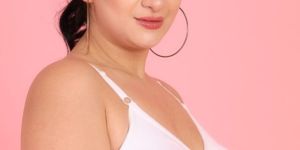 Curvy Love Plus Size Soft Cotton Everyday White Bra