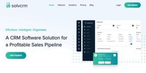 SolvCRM a Custom CRM Software on the Cloud