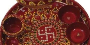 Stainless Steel Karwa Chauth Thali