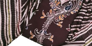 Kalamkari Unstitched Multi Colour Suit