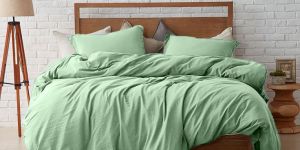 Single Bed Mint Green Duvet Cover