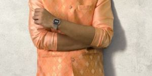 Kurta Jacket Jacquard Set