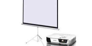 Projector, Screen and Audio Speaker on Rental